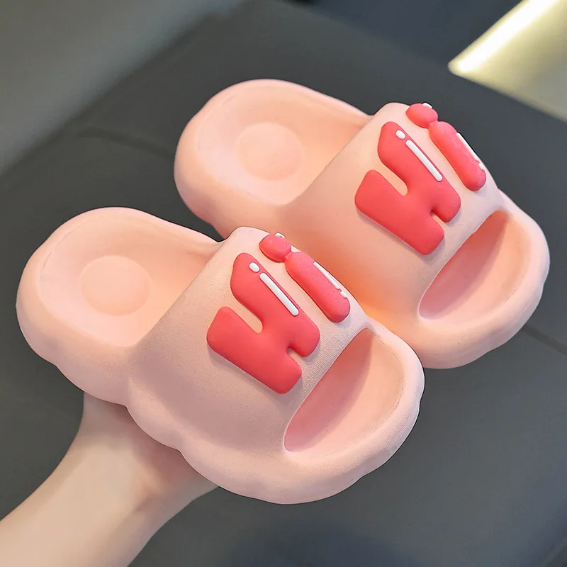 CloudWalk – Bequem & rutschfest – „Hi“ Kinderslipper Rosa / 41 (9.5–10 Jahre) | Pädagogisches Holzspielzeug von Mein Kleines Baby