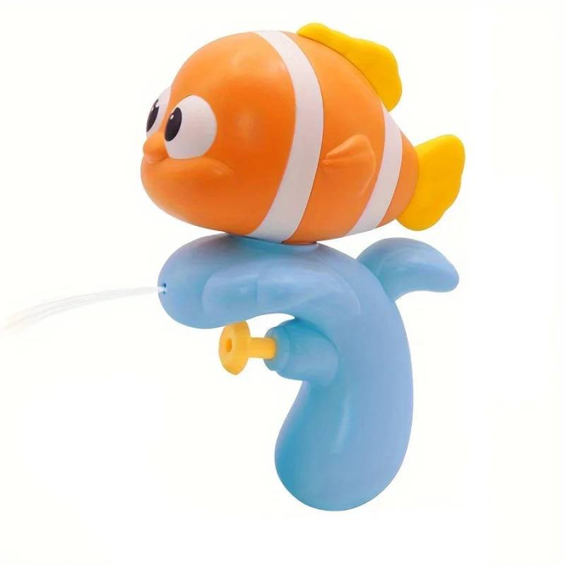 Clown Fish Splash™ – Planschvergnügen-Set – Wasserspielzeug Kleinkinder Orangefarben | Pädagogisches Holzspielzeug von Mein Kleines Baby