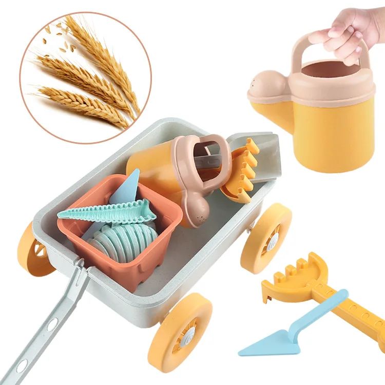 Coastal Crew - Schaufeln & Spielen - BIO-Strand-Set Trolley-Set - 13 Teile | Pädagogisches Holzspielzeug Coastal Crew - Schaufeln & Spielen - BIO-Strand-Set Trolley-Set - 13 Teile | Pädagogisches Holzspielzeug von Mein Kleines Baby