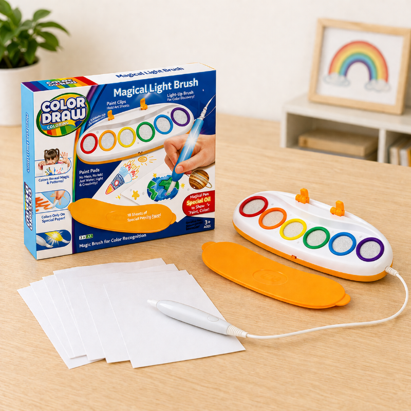 Color Draw – Kreativ & Sauber – Malset | Pädagogisches Holzspielzeug von Mein Kleines Baby