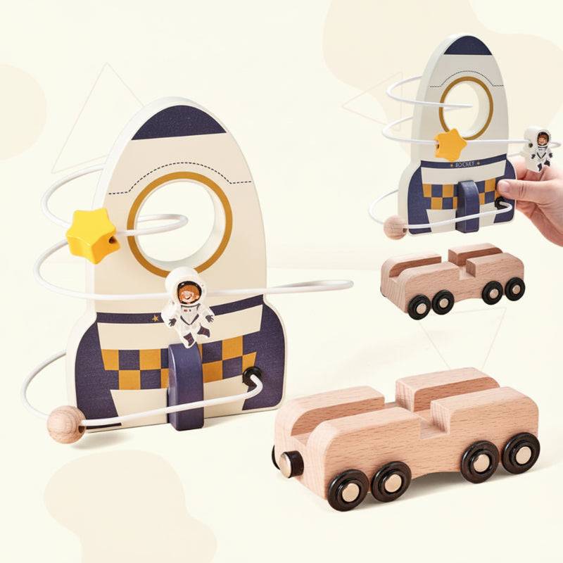 Color Spring– Spielen&Entwickeln– Sensorisches Babyspielzeug aus Holz Rakete | Pädagogisches Holzspielzeug Color Spring– Spielen&Entwickeln– Sensorisches Babyspielzeug aus Holz Rakete | Pädagogisches Holzspielzeug von Mein Kleines Baby