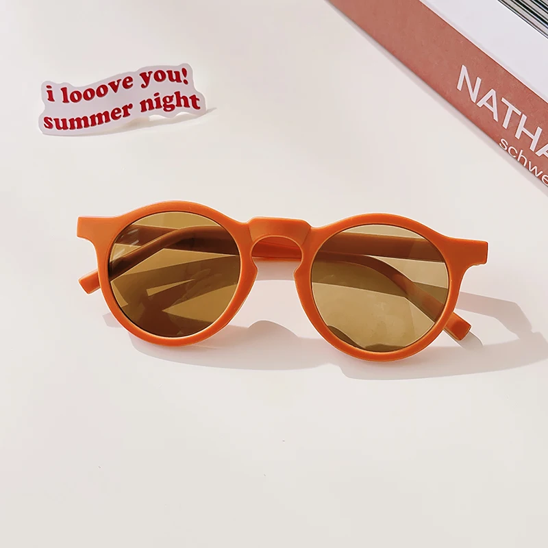 Colorful Kids Sun Shades – UV-beskyttelse & stilfuldt – solbriller til børn Solnedgang i orange / 0-8 År | Pädagogisches Holzspielzeug von Mein Kleines Baby