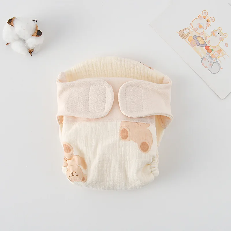 ComfyCotton– Wasserdicht&sicher– Übungshosen aus Bio-Baumwolle Babybär / L (10-14.5kg) - 9-15 Monate | Pädagogisches Holzspielzeug von Mein Kleines Baby