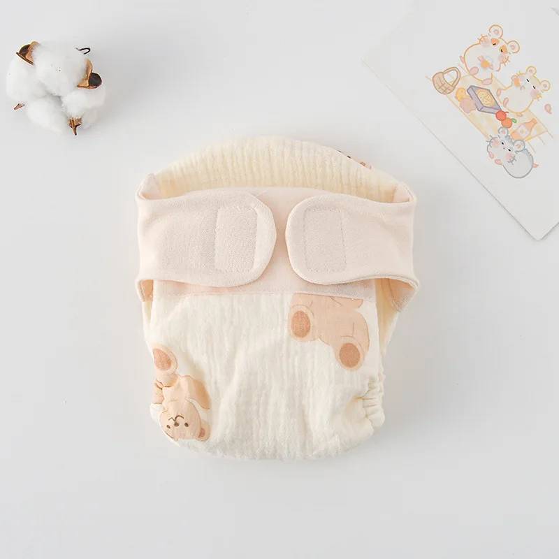 ComfyCotton– Wasserdicht&sicher– Übungshosen aus Bio-Baumwolle Babybär / L (10-14.5kg) - 9-15 Monate | Pädagogisches Holzspielzeug von Mein Kleines Baby