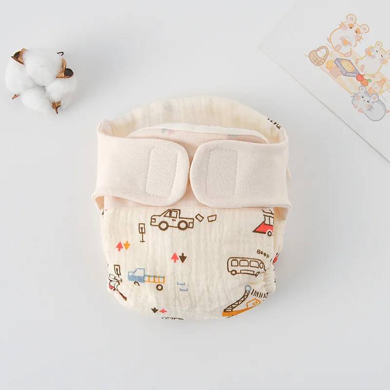 ComfyCotton– Wasserdicht&sicher– Übungshosen aus Bio-Baumwolle Fahrzeug / M (5.5-10kg) - 3-9 Monate | Pädagogisches Holzspielzeug von Mein Kleines Baby