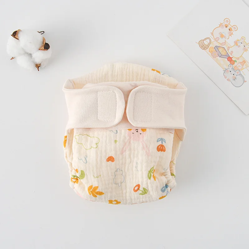 ComfyCotton– Wasserdicht&sicher– Übungshosen aus Bio-Baumwolle Garten rosa Kaninchen / L (10-14.5kg) - 9-15 Monate | Pädagogisches Holzspielzeug von Mein Kleines Baby
