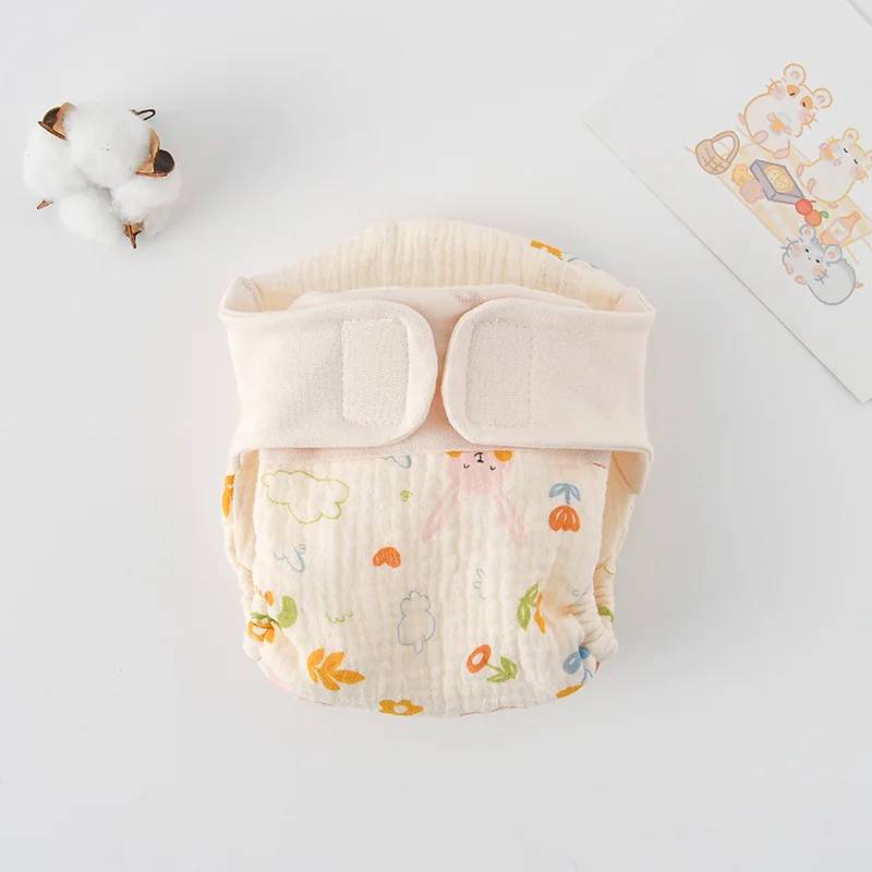 ComfyCotton– Wasserdicht&sicher– Übungshosen aus Bio-Baumwolle Garten rosa Kaninchen / L (10-14.5kg) - 9-15 Monate | Pädagogisches Holzspielzeug von Mein Kleines Baby