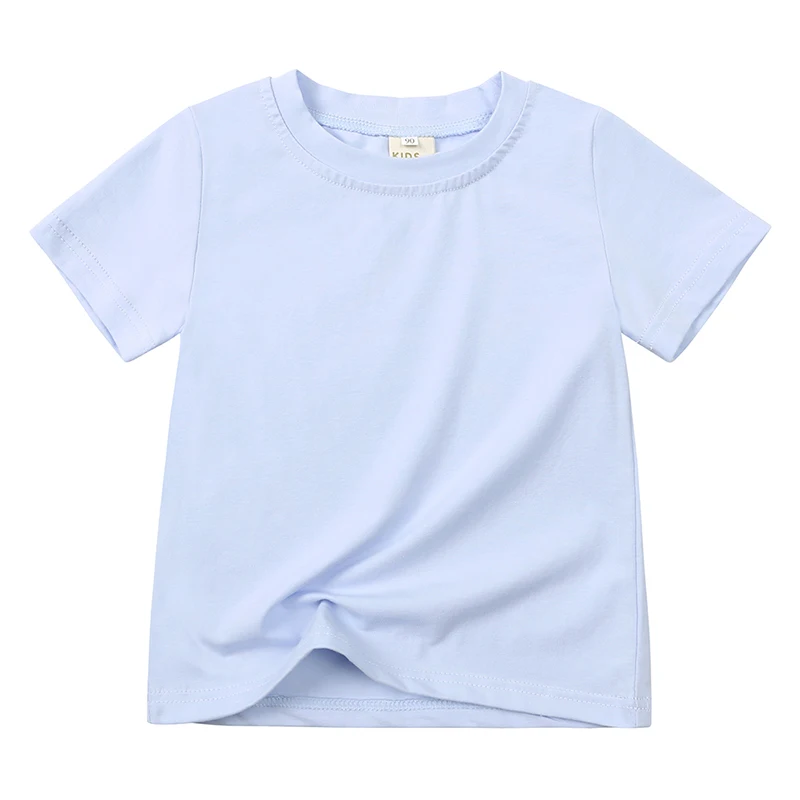 ComfyWear– Praktisch&lässig – Kurzarm-T-Shirt Hellblau / 100 (2–3 Jahre) | Pädagogisches Holzspielzeug von Mein Kleines Baby