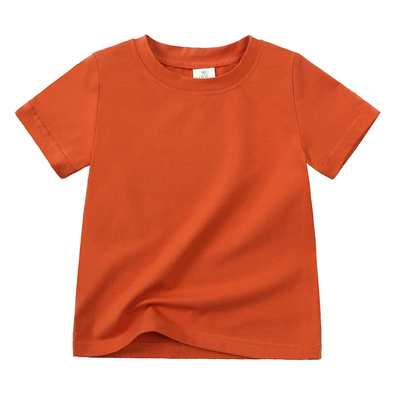 ComfyWear– Praktisch&lässig – Kurzarm-T-Shirt Orange / 120 (4–5 Jahre) | Pädagogisches Holzspielzeug von Mein Kleines Baby