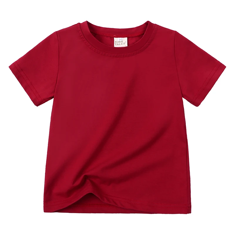 ComfyWear – Praktisk og afslappet – T-shirt med korte ærmer Rød / 120 (4–5 år) | Pädagogisches Holzspielzeug von Mein Kleines Baby