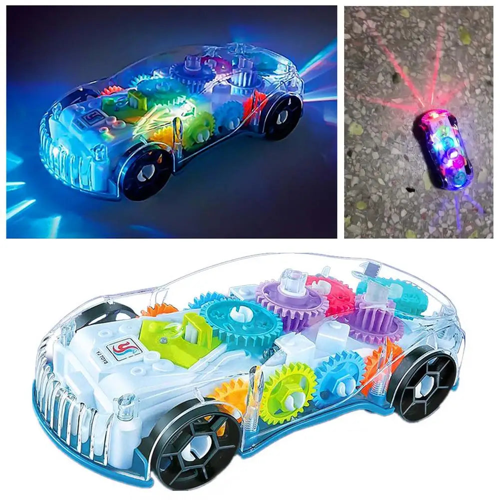 Concept Racing™ - Leuchtender Rennwagen | Pädagogisches Holzspielzeug von Mein Kleines Baby