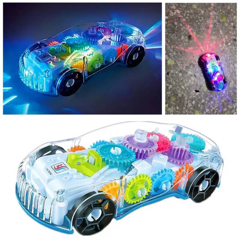 Concept Racing™ - Leuchtender Rennwagen | Pädagogisches Holzspielzeug von Mein Kleines Baby