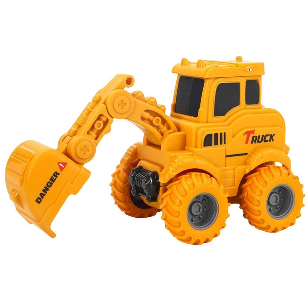 Construction Toy™ - Kleine Ingenieure in Aktion - Spielzeugbagger Bagger | Pädagogisches Holzspielzeug von Mein Kleines Baby