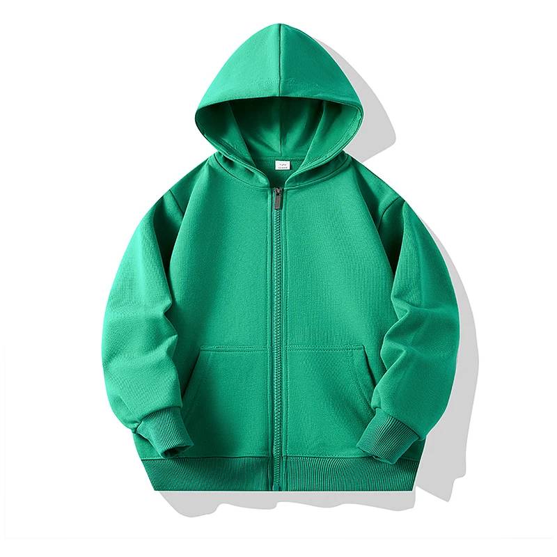 CoolKids– Cool&warm– Hoodie mit Reißverschluss Grün / 90 (2-3 Jahre) | Pädagogisches Holzspielzeug von Mein Kleines Baby