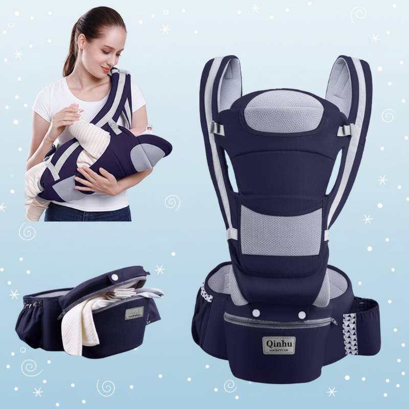CozyCarry – Praktisch & verstellbar – 3-in-1-Kindertrage Dunkelblau | Pädagogisches Holzspielzeug CozyCarry – Praktisch & verstellbar – 3-in-1-Kindertrage Dunkelblau | Pädagogisches Holzspielzeug von Mein Kleines Baby