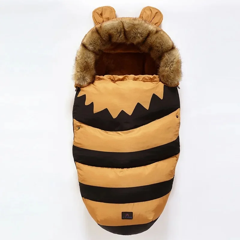 CozyRide – Warm & Gemütlich – Babyschlafsack für den Kinderwagen Bei | Pädagogisches Holzspielzeug von Mein Kleines Baby