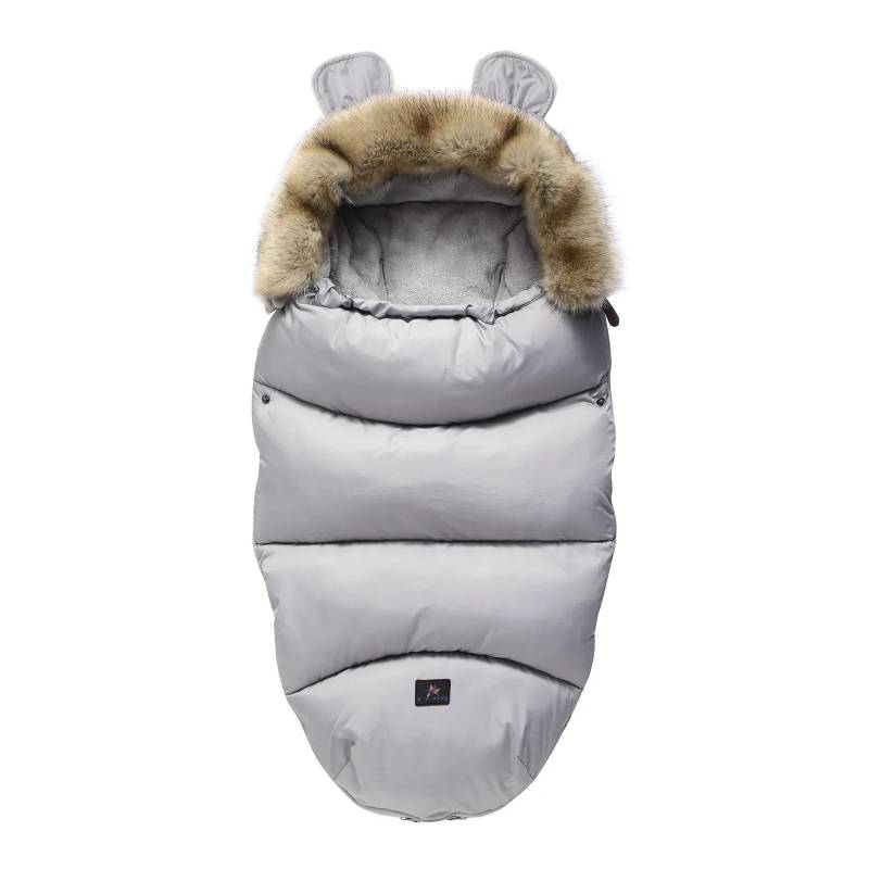 CozyRide – Warm & Gemütlich – Babyschlafsack für den Kinderwagen Grau | Pädagogisches Holzspielzeug CozyRide – Warm & Gemütlich – Babyschlafsack für den Kinderwagen Grau | Pädagogisches Holzspielzeug von Mein Kleines Baby