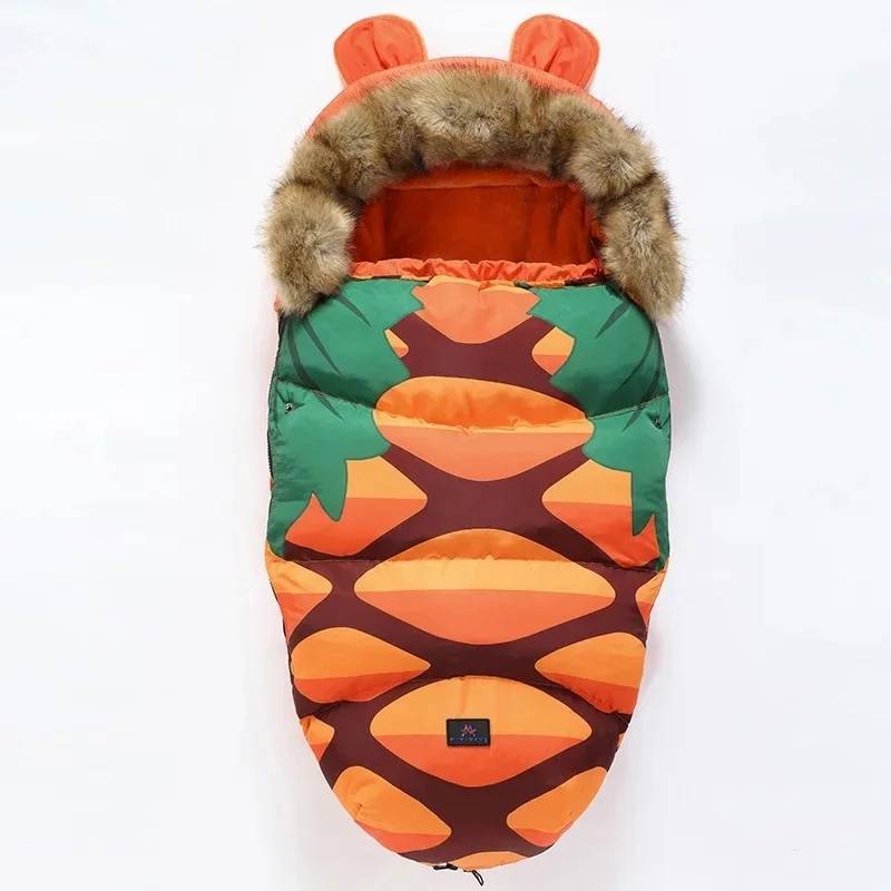 CozyRide – Warm & Gemütlich – Babyschlafsack für den Kinderwagen Orange | Pädagogisches Holzspielzeug CozyRide – Warm & Gemütlich – Babyschlafsack für den Kinderwagen Orange | Pädagogisches Holzspielzeug von Mein Kleines Baby