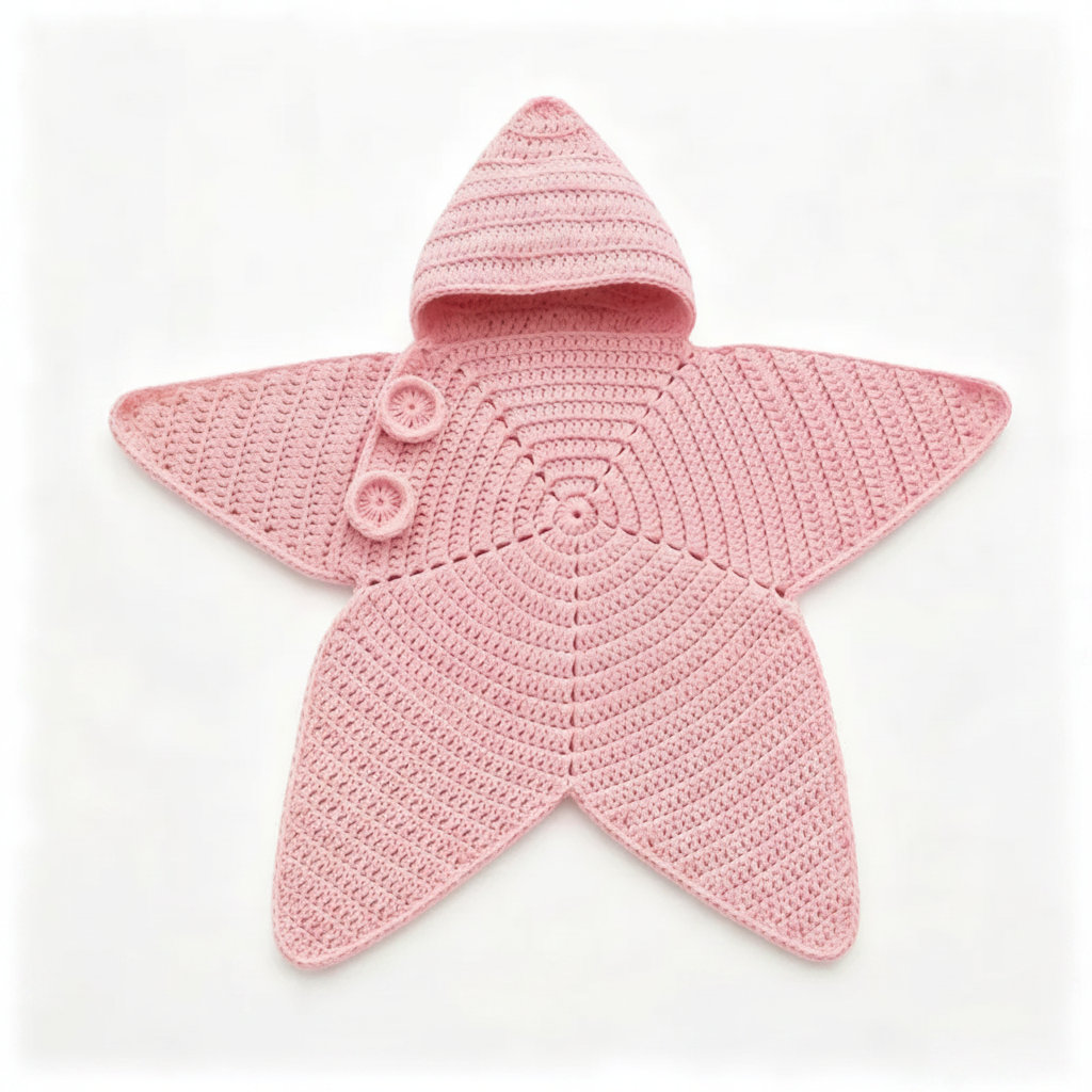 CozyStar – Weich & handgefertigt – Gestrickter Baby-Strampler mit sternförmigem Muster Rosa / 80 (6–12 Monate) | Pädagogisches Holzspielzeug von Mein Kleines Baby