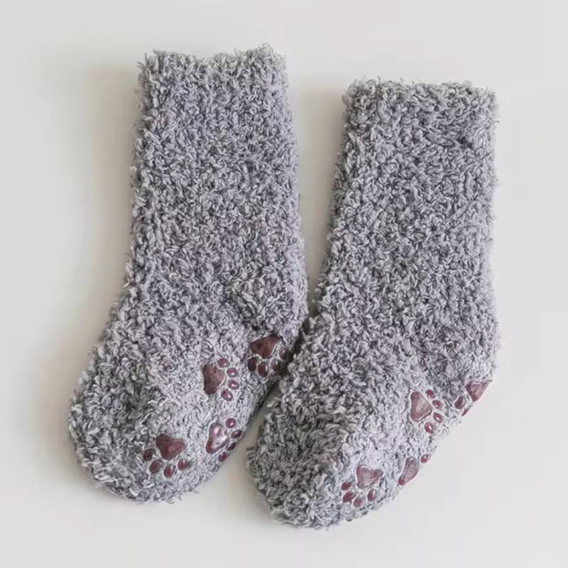 CozySteps – Ekstra varme og bløde – varme børnesokker i fleece Grå / 0 - 2 år | Pädagogisches Holzspielzeug CozySteps – Ekstra varme og bløde – varme børnesokker i fleece Grå / 0 - 2 år | Pädagogisches Holzspielzeug von Mein Kleines Baby