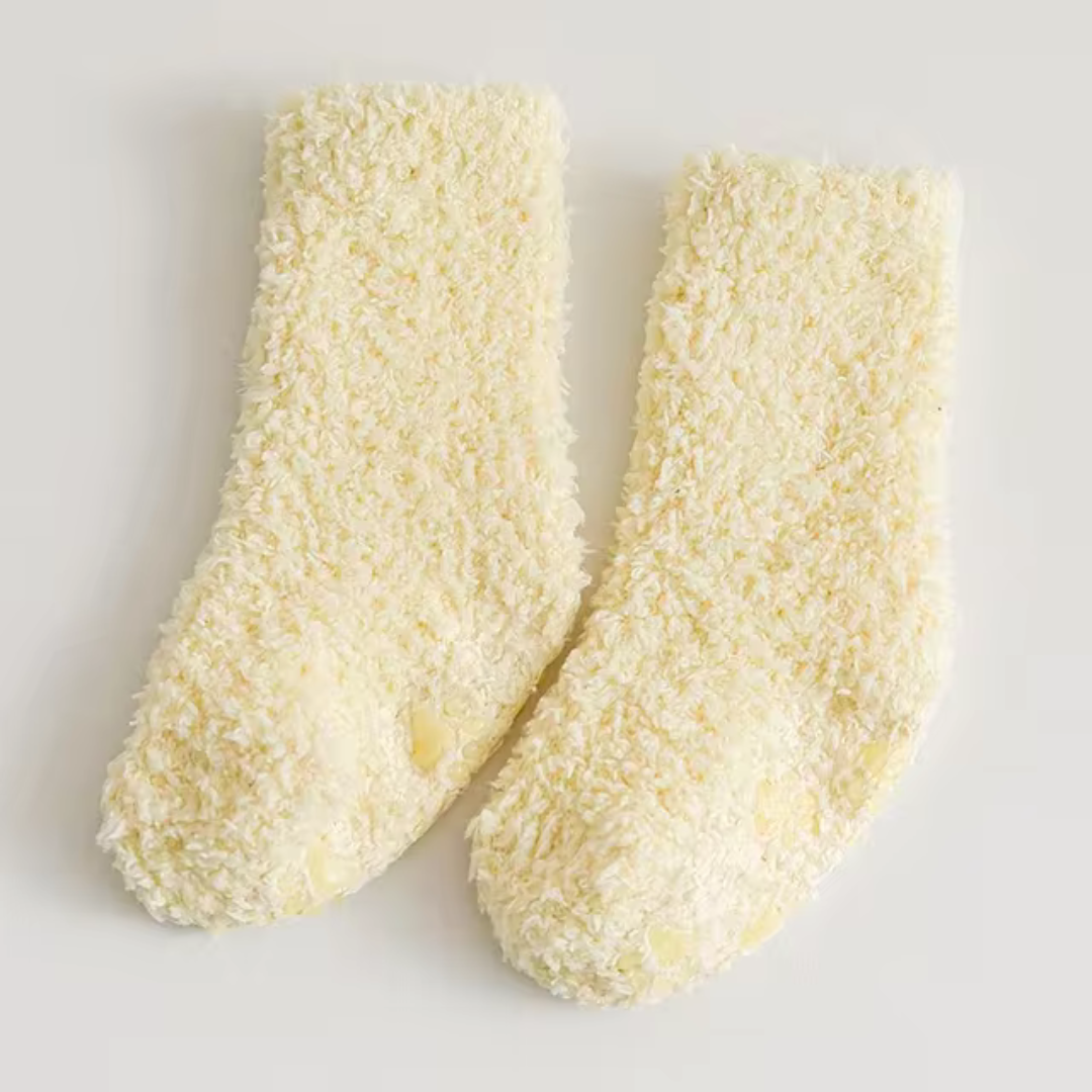 CozySteps – Ekstra varme og bløde – varme børnesokker i fleece Gul / 3 - 5 år | Pädagogisches Holzspielzeug von Mein Kleines Baby