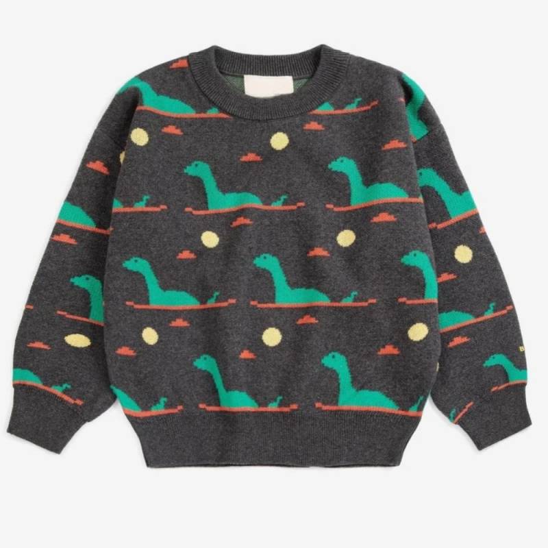 CozyStyle – Warm & bequem – Strickpullover Strickware Dino / 150 (9–10 Jahre) | Pädagogisches Holzspielzeug von Mein Kleines Baby
