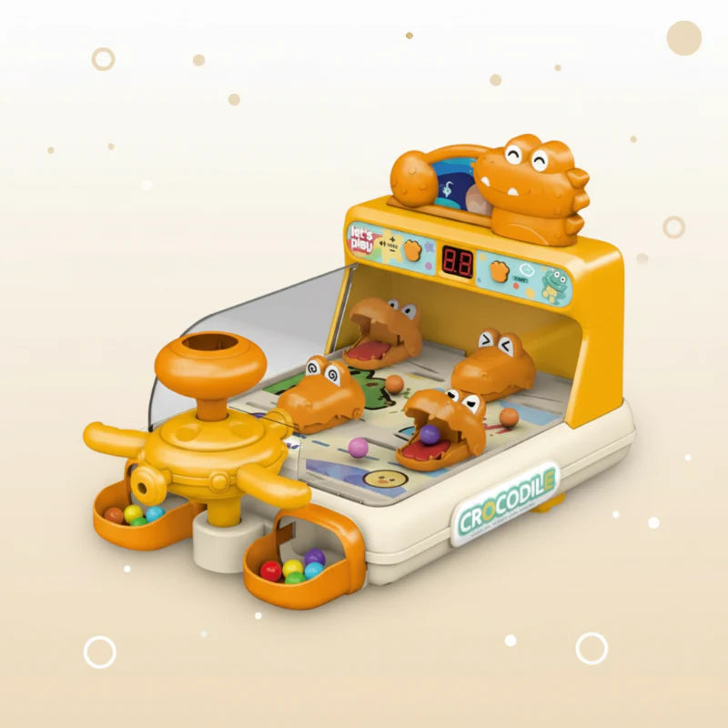 Crocodile Pinball Game– Interaktiv&spielerisch– Krokodil-Arcade-Spiel Orange | Pädagogisches Holzspielzeug Crocodile Pinball Game– Interaktiv&spielerisch– Krokodil-Arcade-Spiel Orange | Pädagogisches Holzspielzeug von Mein Kleines Baby