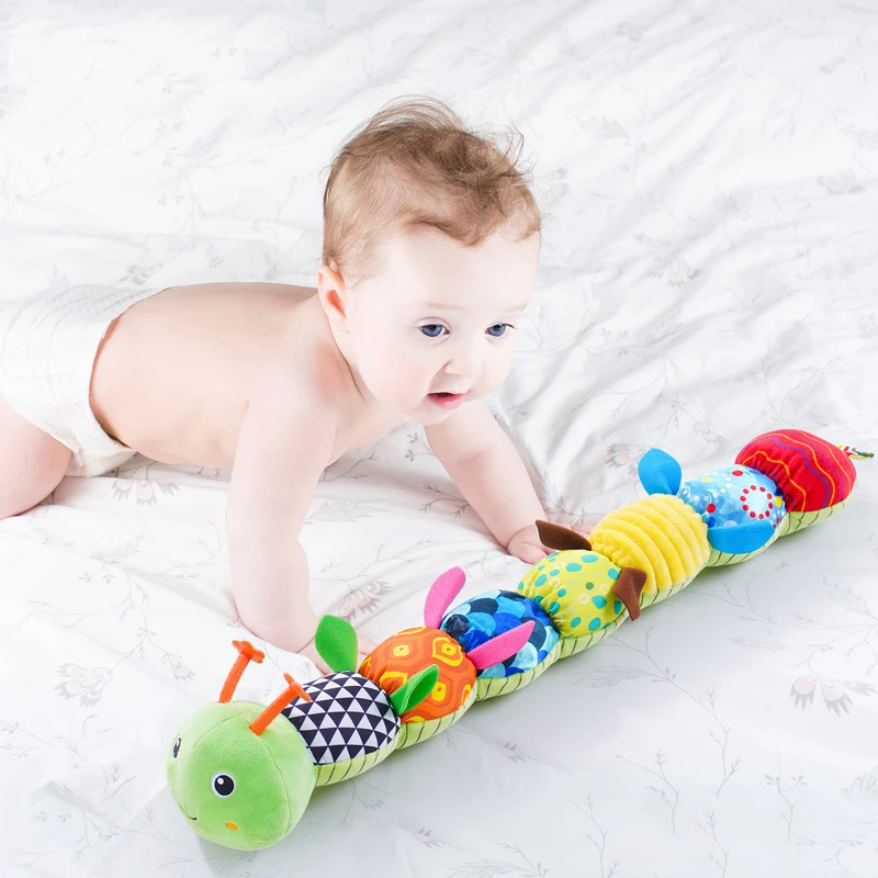 CuddleCater – Sinnesförderung & Entwicklung – Baby-Rassel Grün | Pädagogisches Holzspielzeug von Mein Kleines Baby