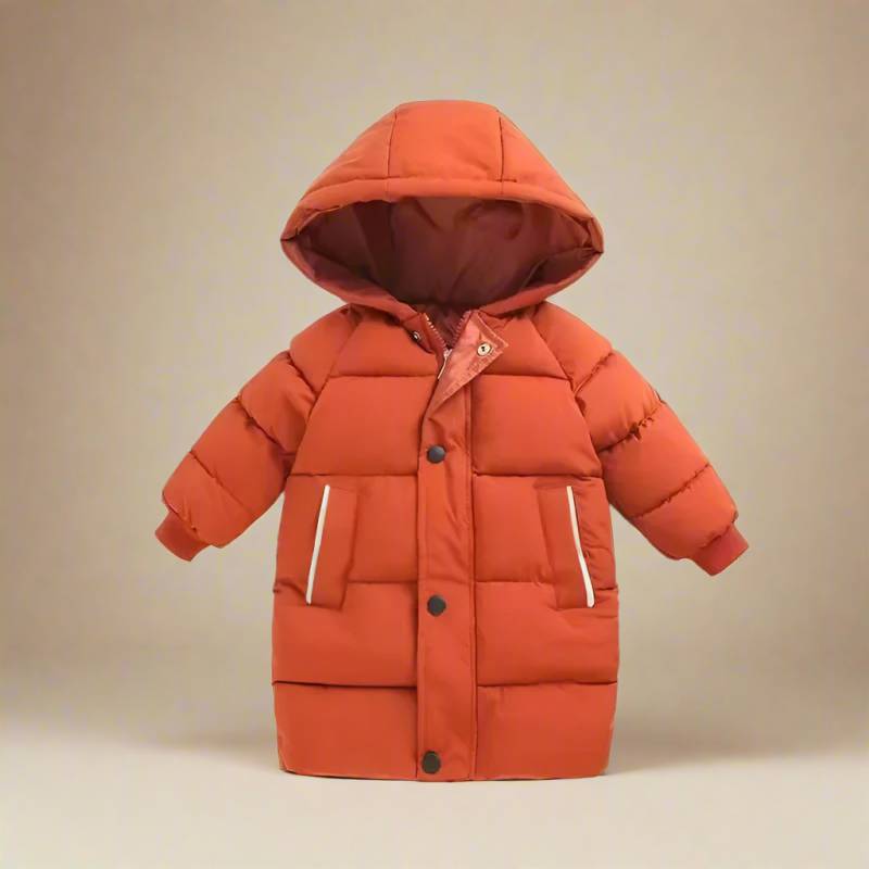 CuddleCoat– Gemütlich&schützend – Winterjacke aus Baumwolle Kaffe / 110 (4 Jahre / 59 cm / 80 cm) | Pädagogisches Holzspielzeug von Mein Kleines Baby