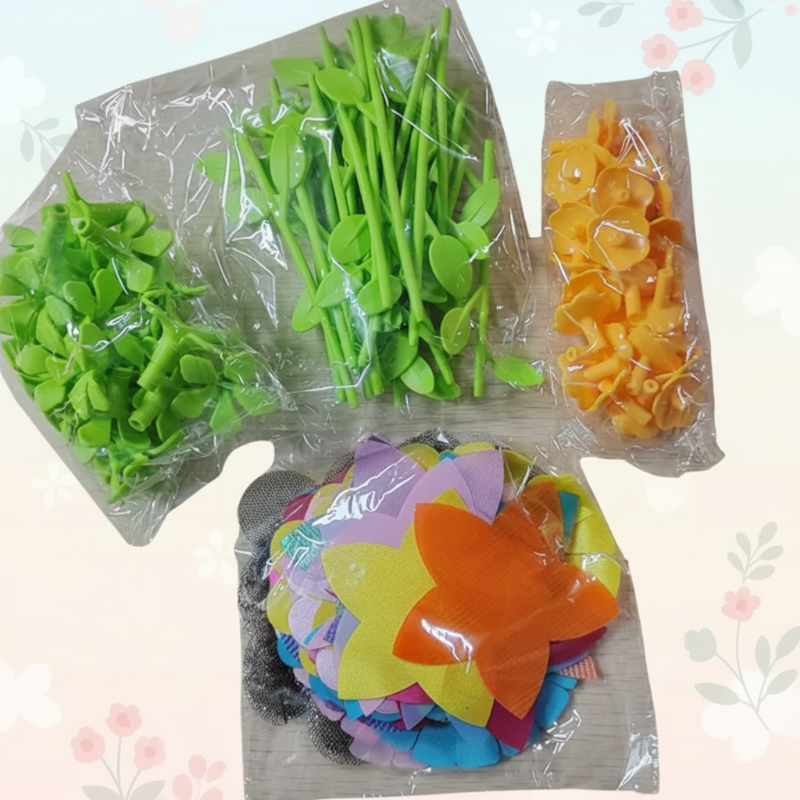 DIY Flower Bouquet Toy – Kreativ & interaktiv – Blumen-Bastelset Blumen-Bastelset (ohne Maschine) | Pädagogisches Holzspielzeug von Mein Kleines Baby