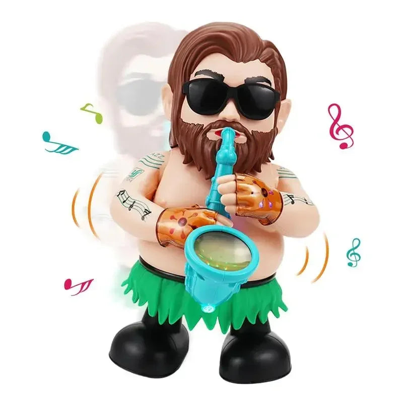 Dancing Saxophone Man™ - Syng og Sving - Musikalsk dansedukke | Pädagogisches Holzspielzeug von Mein Kleines Baby