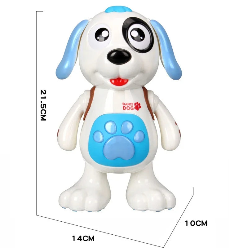 Dancing Spin Robot™ - Lyser og Danser - Legetøjsrobot Hund Blå | Pädagogisches Holzspielzeug von Mein Kleines Baby