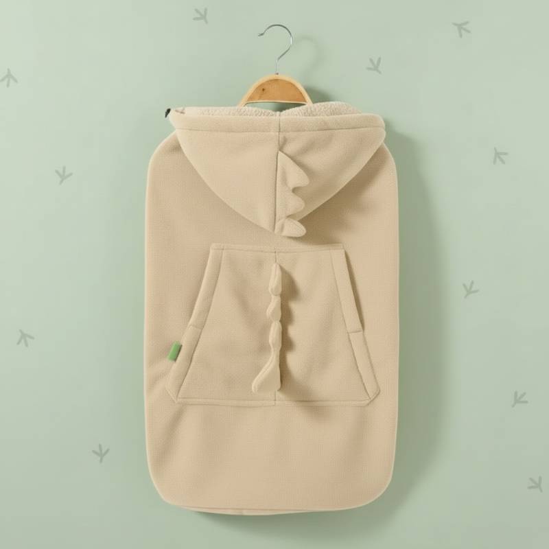 Dinosaur Baby Carrier Cover – Warm & Komfort – Dino-Babydecke Beige | Pädagogisches Holzspielzeug Dinosaur Baby Carrier Cover – Warm & Komfort – Dino-Babydecke Beige | Pädagogisches Holzspielzeug von Mein Kleines Baby