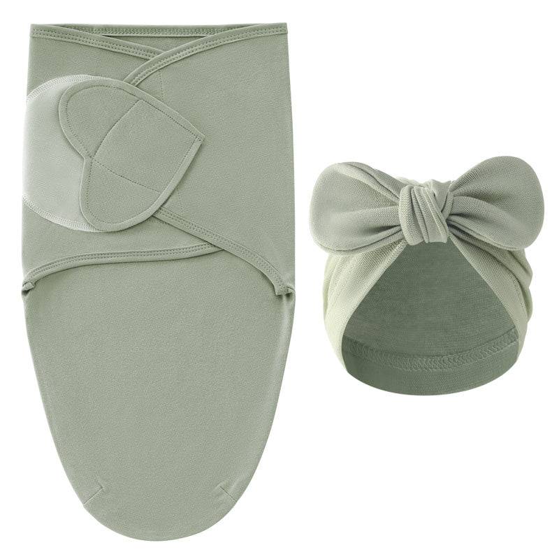 DreamNest– Ruhe&Komfort– Luxuriöses Wickeltuch mit Mütze Grün | Pädagogisches Holzspielzeug DreamNest– Ruhe&Komfort– Luxuriöses Wickeltuch mit Mütze Grün | Pädagogisches Holzspielzeug von Mein Kleines Baby