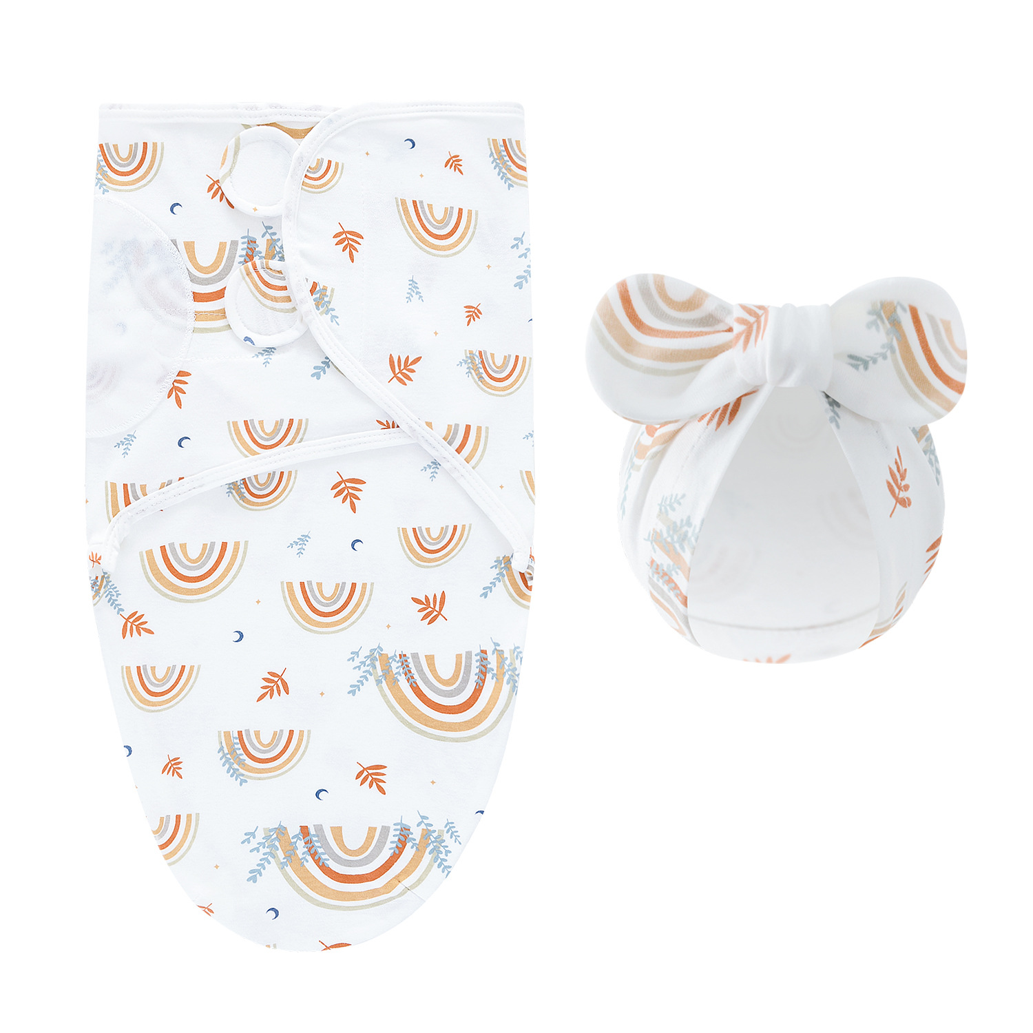 DreamNest– Ruhe&Komfort– Luxuriöses Wickeltuch mit Mütze Regenbogen | Pädagogisches Holzspielzeug DreamNest– Ruhe&Komfort– Luxuriöses Wickeltuch mit Mütze Regenbogen | Pädagogisches Holzspielzeug von Mein Kleines Baby