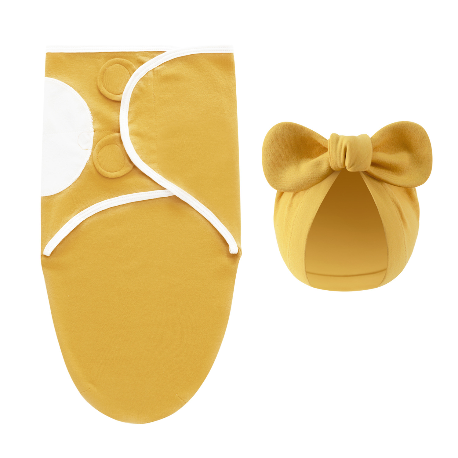 DreamNest– Ruhe&Komfort– Luxuriöses Wickeltuch mit Mütze Senfgelb | Pädagogisches Holzspielzeug DreamNest– Ruhe&Komfort– Luxuriöses Wickeltuch mit Mütze Senfgelb | Pädagogisches Holzspielzeug von Mein Kleines Baby