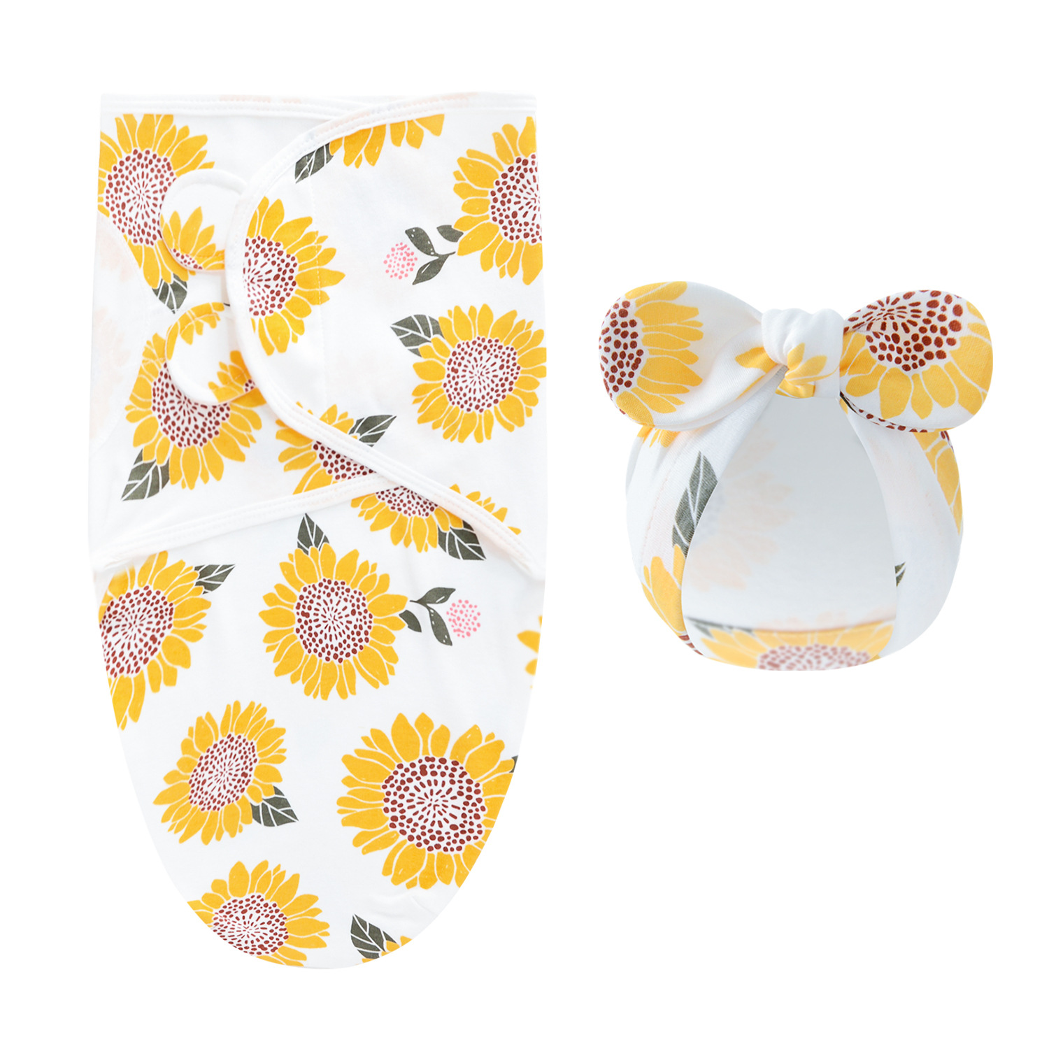 DreamNest– Ruhe&Komfort– Luxuriöses Wickeltuch mit Mütze Sonnenblume | Pädagogisches Holzspielzeug DreamNest– Ruhe&Komfort– Luxuriöses Wickeltuch mit Mütze Sonnenblume | Pädagogisches Holzspielzeug von Mein Kleines Baby