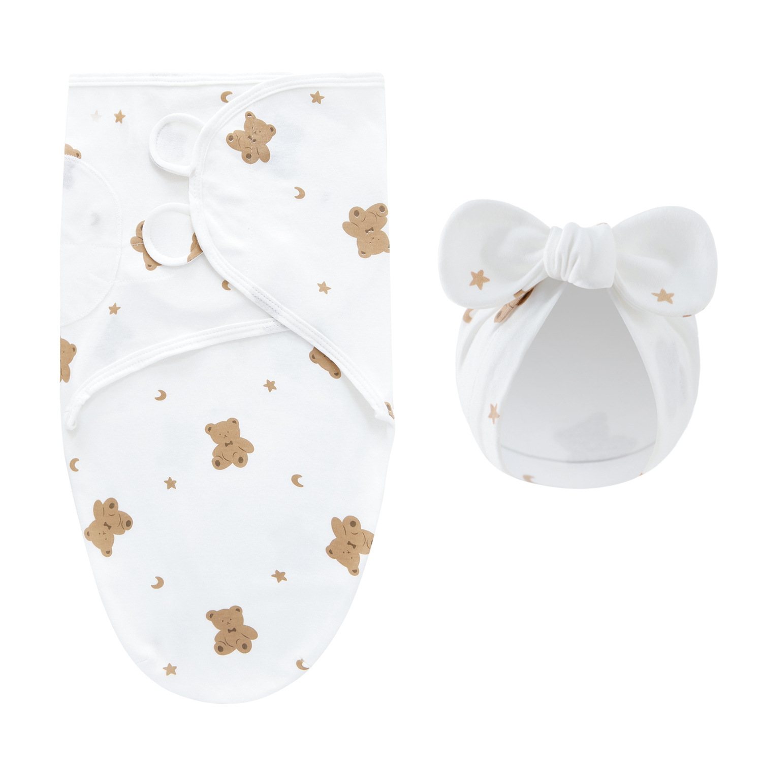 DreamNest– Ruhe&Komfort– Luxuriöses Wickeltuch mit Mütze Teddybär | Pädagogisches Holzspielzeug DreamNest– Ruhe&Komfort– Luxuriöses Wickeltuch mit Mütze Teddybär | Pädagogisches Holzspielzeug von Mein Kleines Baby