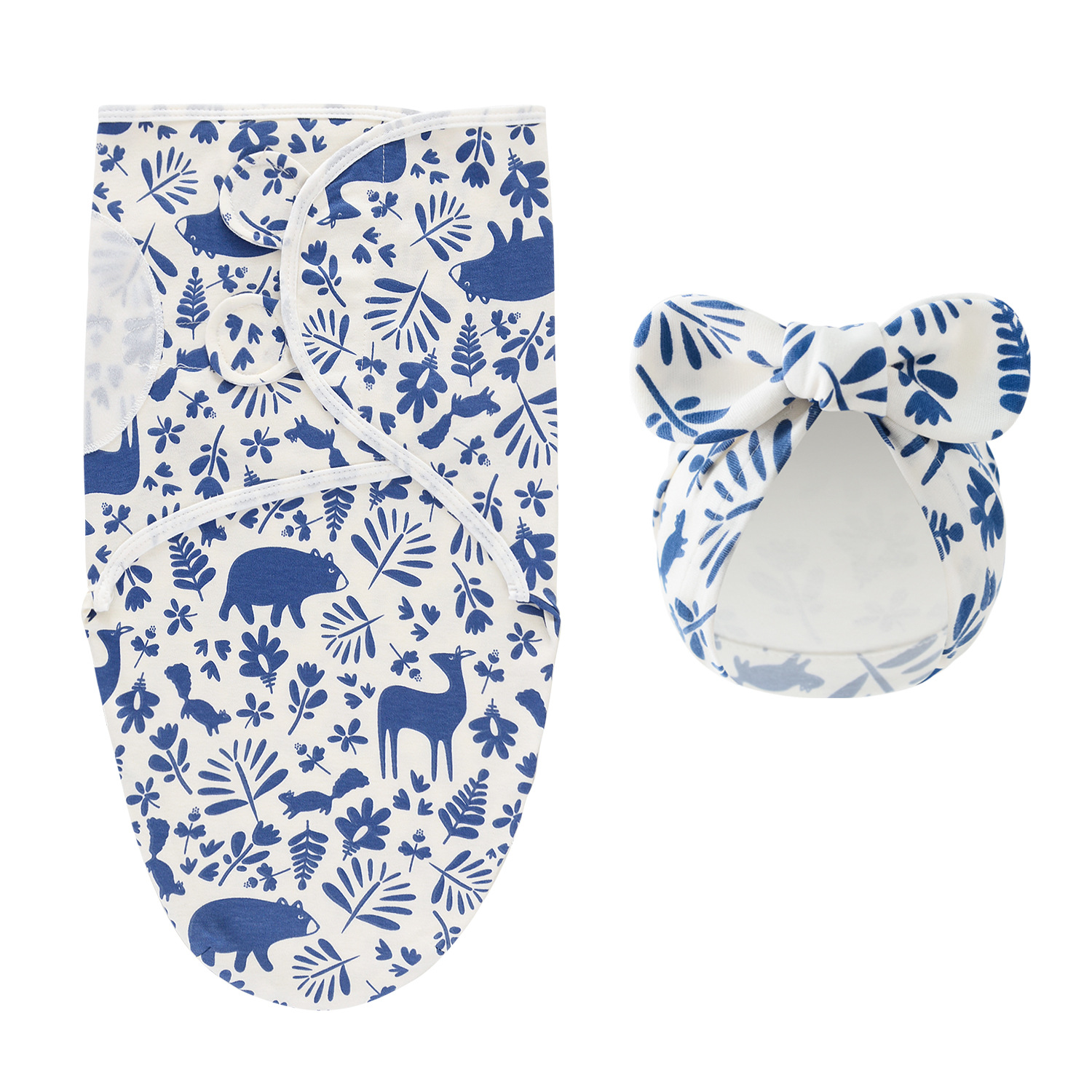 DreamNest– Ruhe&Komfort– Luxuriöses Wickeltuch mit Mütze Waldblau | Pädagogisches Holzspielzeug DreamNest– Ruhe&Komfort– Luxuriöses Wickeltuch mit Mütze Waldblau | Pädagogisches Holzspielzeug von Mein Kleines Baby