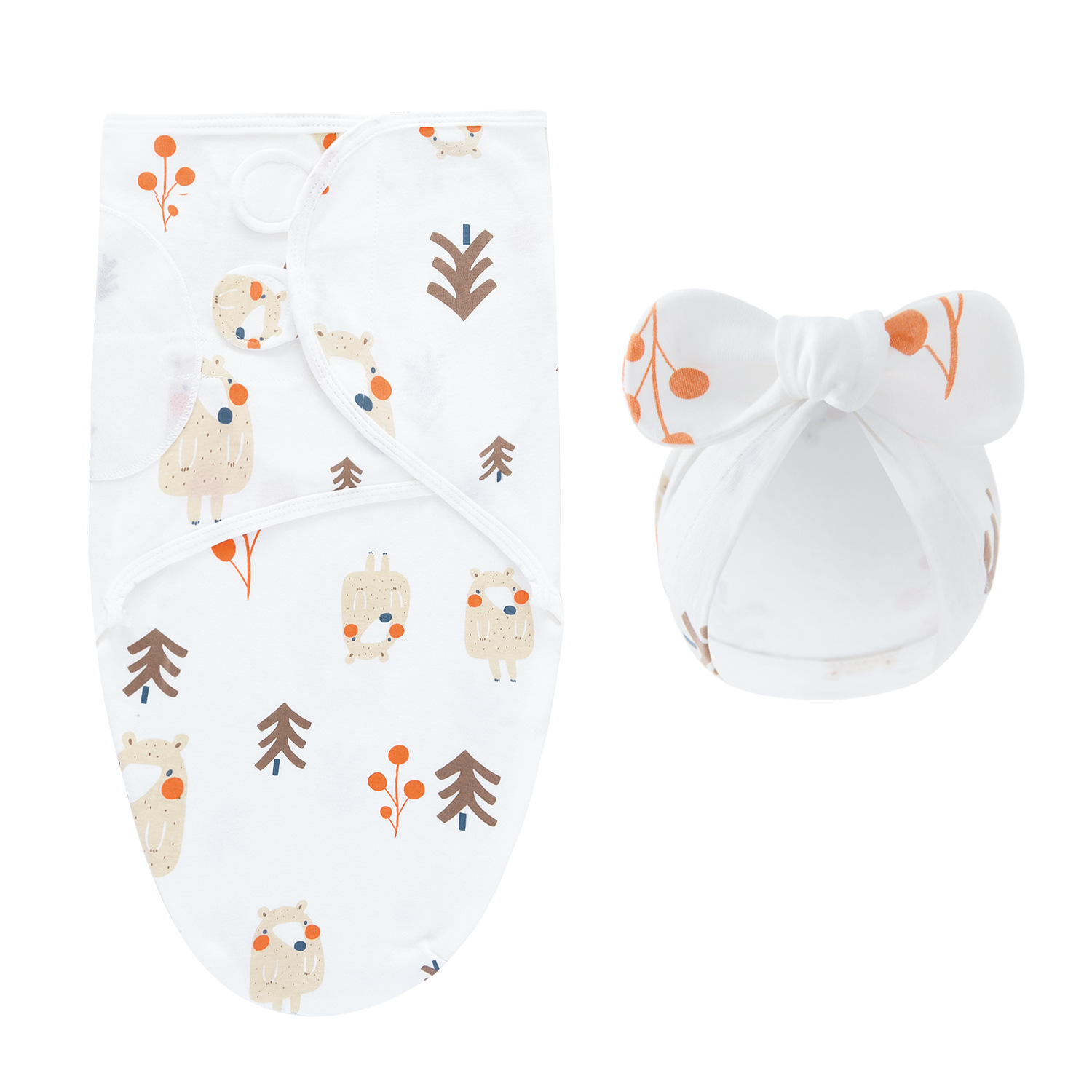 DreamNest– Ruhe&Komfort– Luxuriöses Wickeltuch mit Mütze Waldfreunde | Pädagogisches Holzspielzeug DreamNest– Ruhe&Komfort– Luxuriöses Wickeltuch mit Mütze Waldfreunde | Pädagogisches Holzspielzeug von Mein Kleines Baby