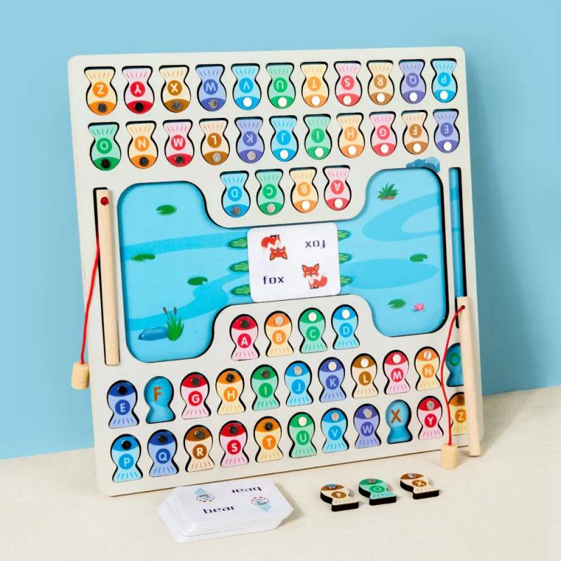 EduFish– Magnetisch&Pädagogisch – ABC-Lernspiel | Pädagogisches Holzspielzeug von Mein Kleines Baby