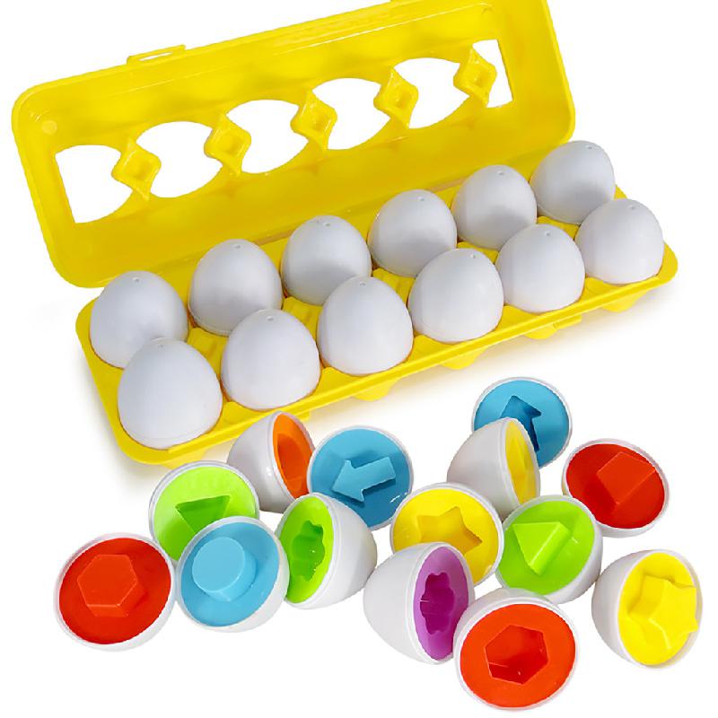 Egg Puzzle™ | Denkspiel für Kinder - Kreativer Eierkarton Eierkarton | Pädagogisches Holzspielzeug von Mein Kleines Baby