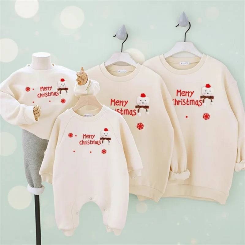 FamXmas– Weihnachts-Strampler&Pullover für die ganze Familie Beige / 90 (2 Jahre) Kinderen - Pullover | Pädagogisches Holzspielzeug von Mein Kleines Baby