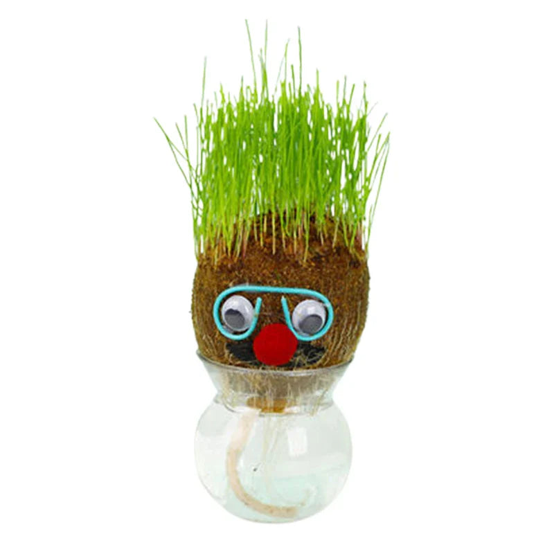 Figure Plants™ - Lernen Sie, wie man Pflanzen pflegt - Dekopflanzen Grasgrüne Brille | Pädagogisches Holzspielzeug von Mein Kleines Baby