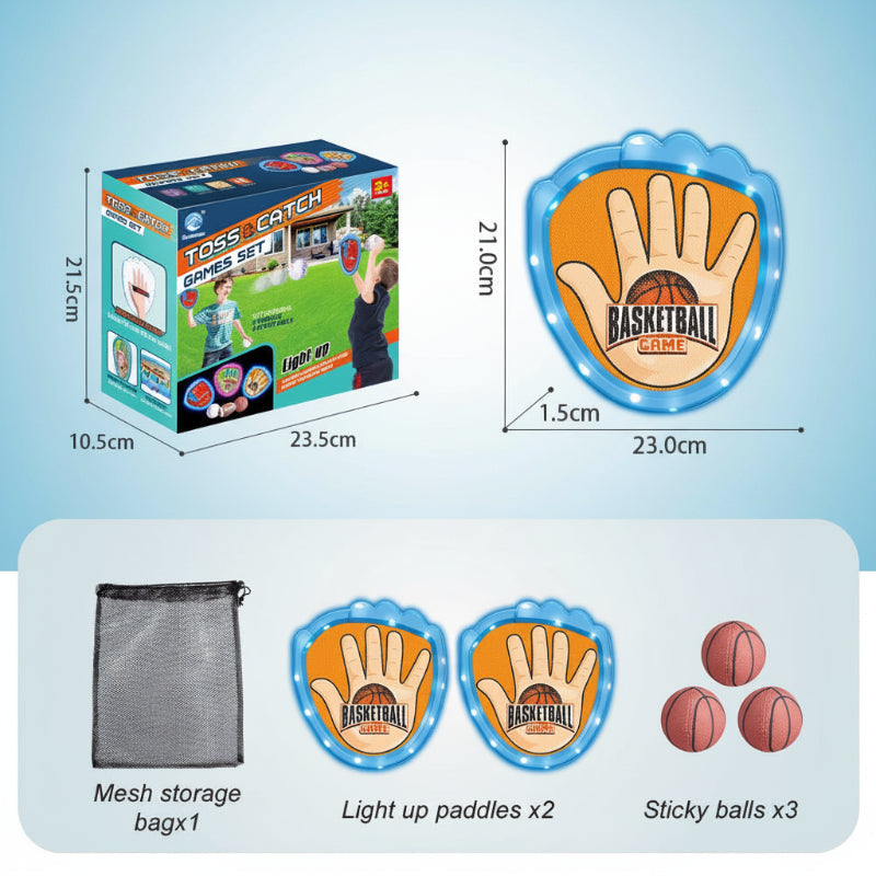 FlexiCatch– Weich&verspielt– Sticky Sportbälle Basketbal / Blau / 3 | Pädagogisches Holzspielzeug von Mein Kleines Baby