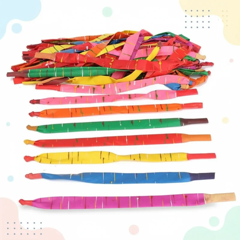 FlyFest– Aktiv&Geselligkeit– Bunte Partyballons (100 Stück) | Pädagogisches Holzspielzeug von Mein Kleines Baby