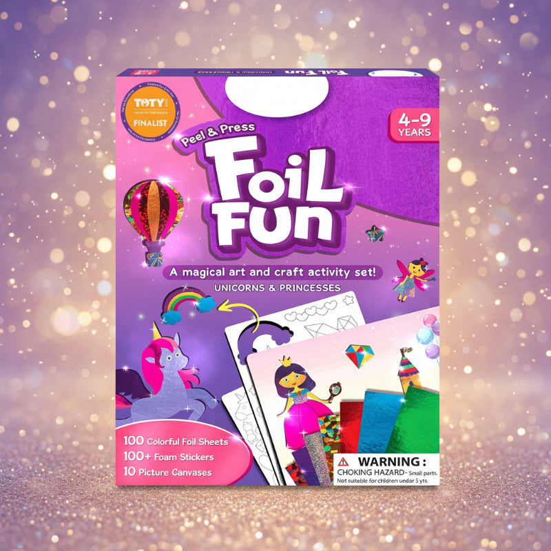 FoilMagic – Verspielt & Kreativ – Folienaufkleber-Kunstset Einhörner & Prinzessinnen | Pädagogisches Holzspielzeug von Mein Kleines Baby