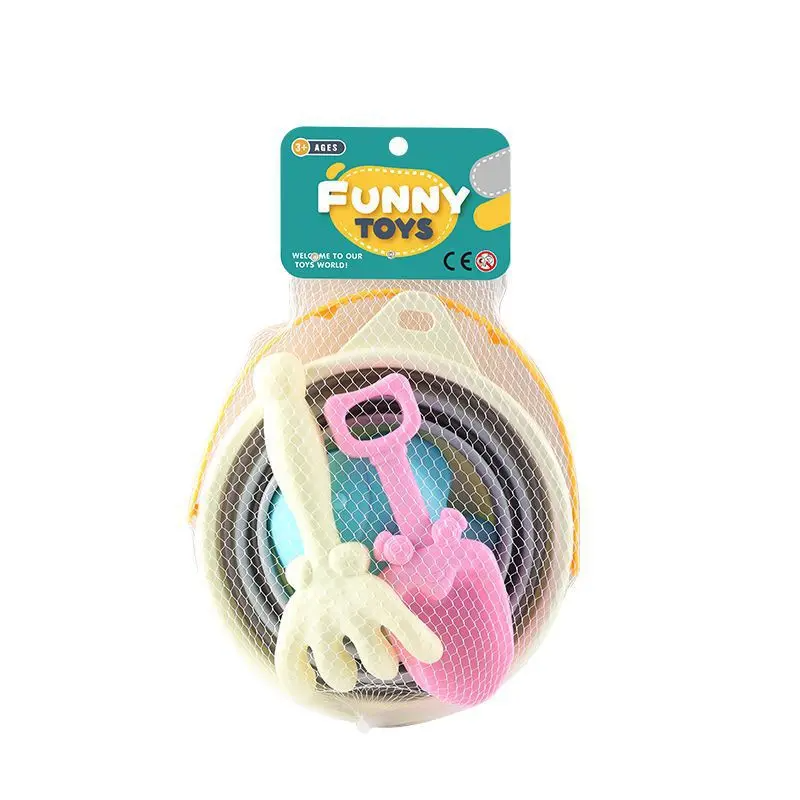 Foldable Beach Toys™ – Sommer-Sand-Spaß - Strand-Set für Kinder 4 Stück Satz B | Pädagogisches Holzspielzeug von Mein Kleines Baby