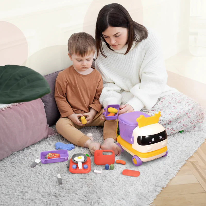 FoodDrive – Interaktiv & Kreativ – Auto-Küchenspielset | Pädagogisches Holzspielzeug FoodDrive – Interaktiv & Kreativ – Auto-Küchenspielset | Pädagogisches Holzspielzeug von Mein Kleines Baby