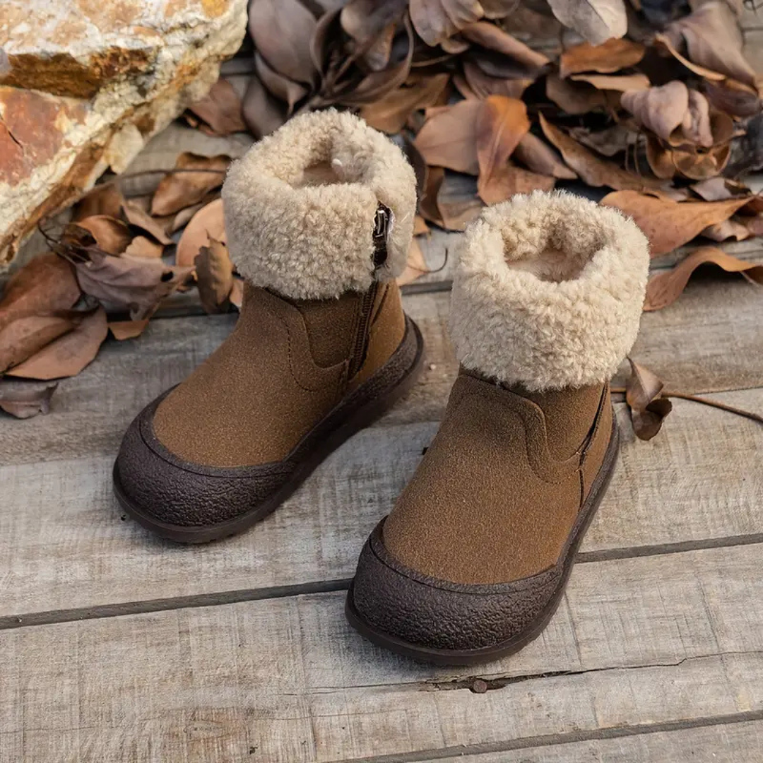 FrostyStep– Warm&Sicher– Winterstiefel für Kinder mit Fleece 30 - 31 (5-6 Jahre) | Pädagogisches Holzspielzeug von Mein Kleines Baby